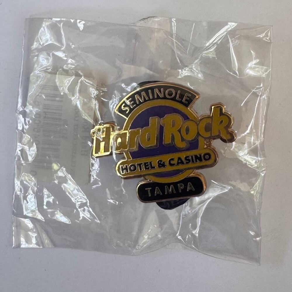 Hard Rock Cafe Seminole Tampa Casino Classic Core Logo Hotel Pin